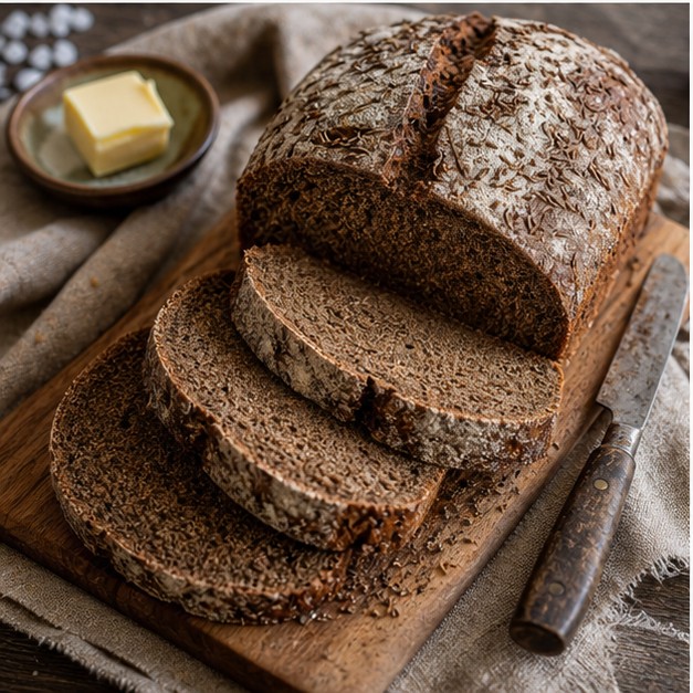 German Rye Bread(If You Like Dark Rye Bread, This Is the Recipe for You.)