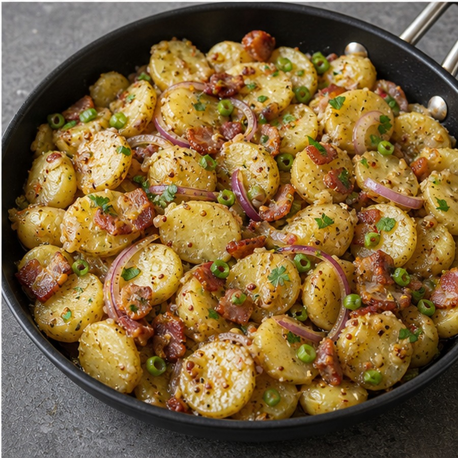 Skillet German Potato Salad