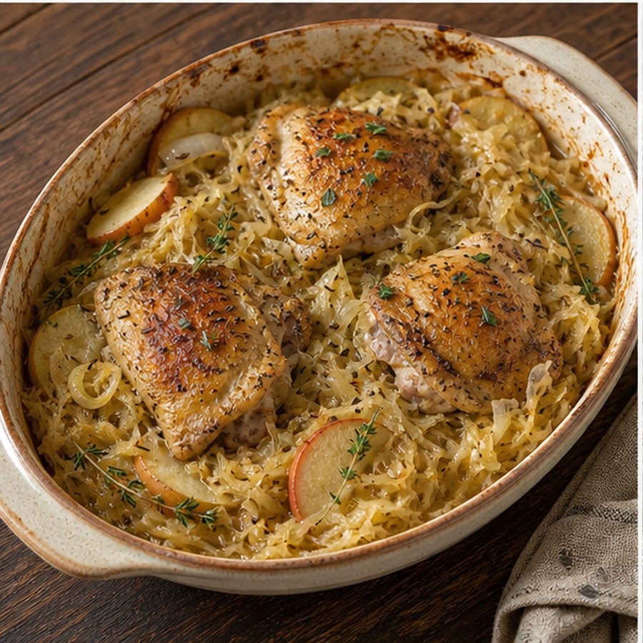 Sauerkraut and Chicken