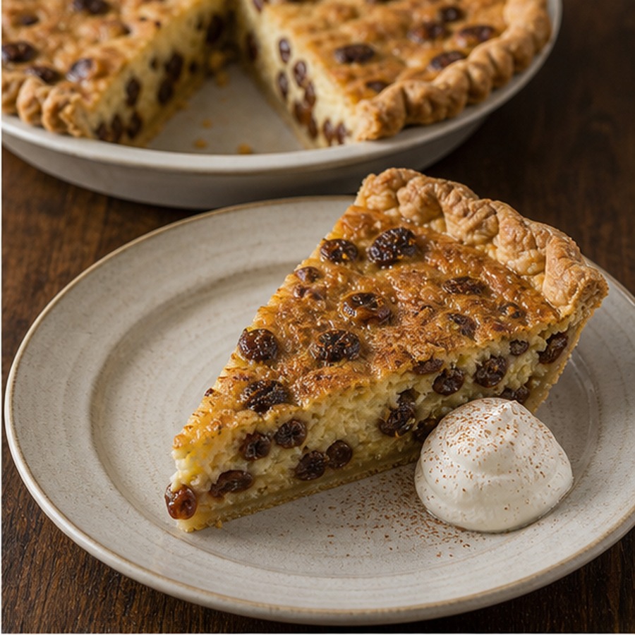 German Raisin Pie