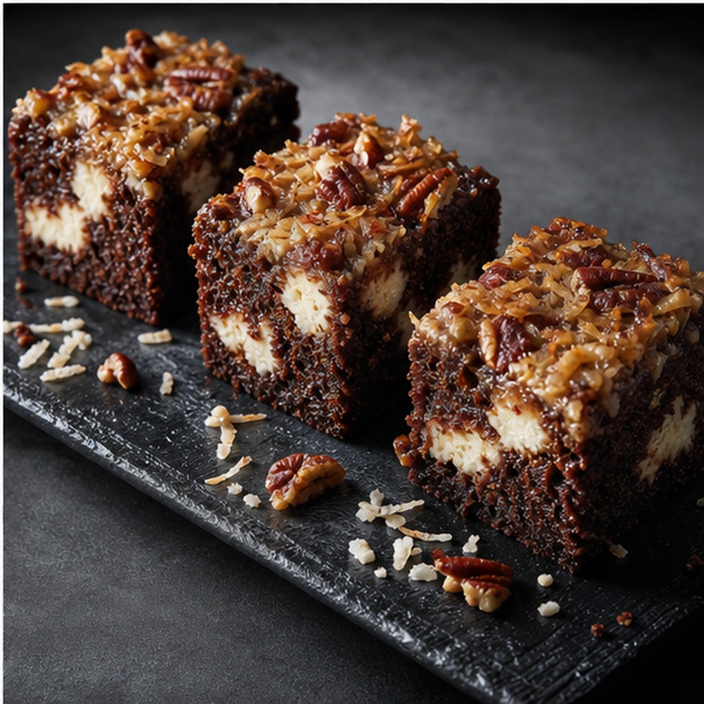 German Chocolate Upside-Down Cake