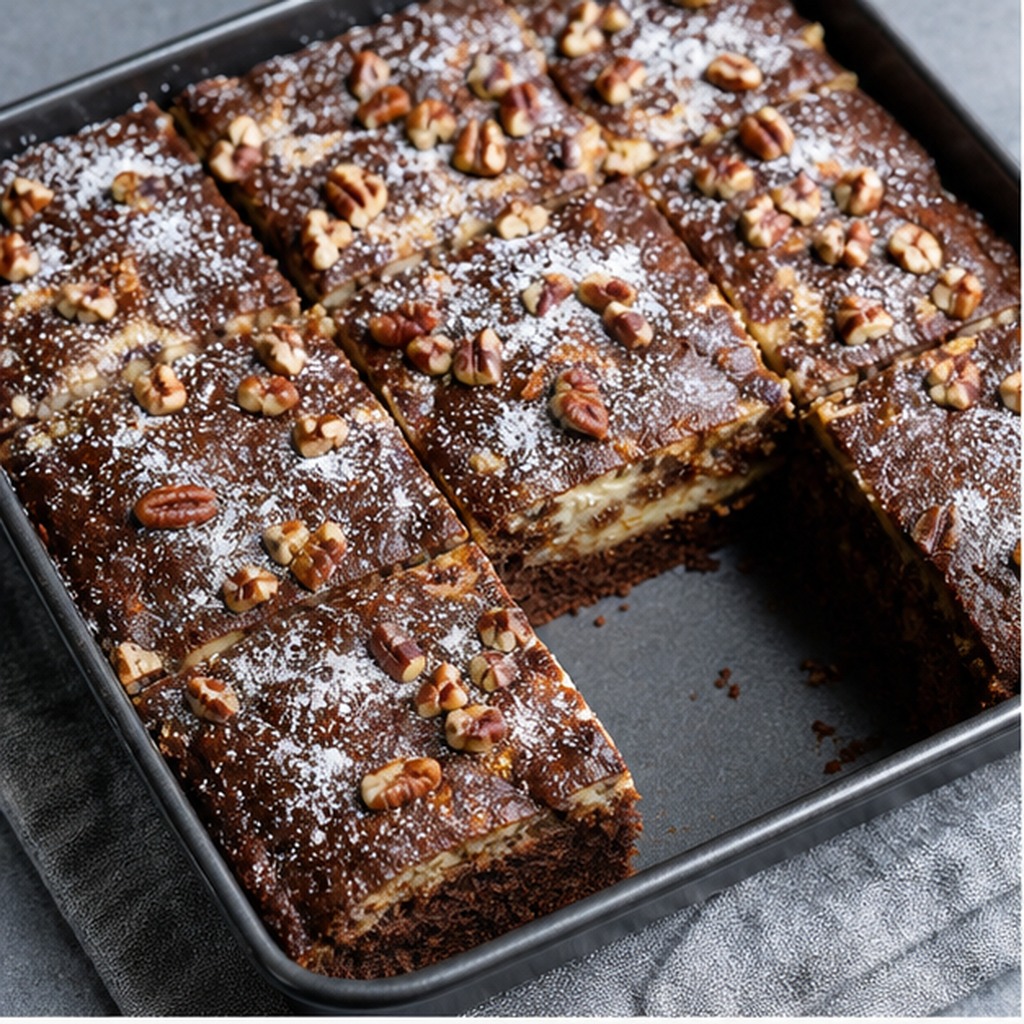 German Chocolate Cream Cheese Cake