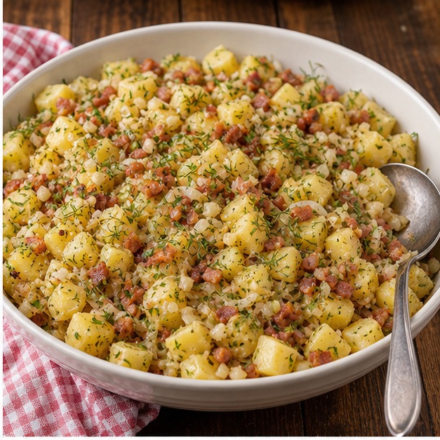 Ensalada De Patata Alemana (Para Grupo Grande)