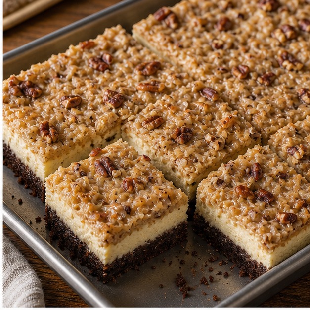 German Chocolate Cheesecake