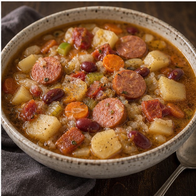 German Sausage-Potato Soup