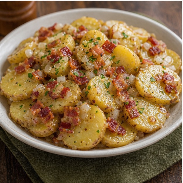 Salade de pommes de terre allemande (salade Kantoffie)