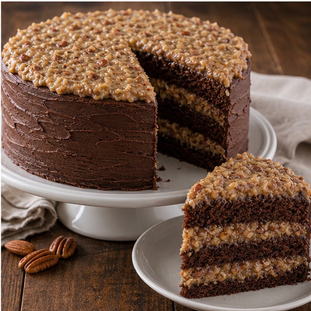 Gâteau au chocolat allemand
