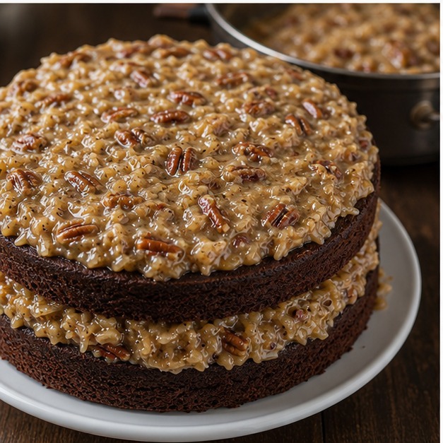 German Chocolate Coconut Pecan Topping