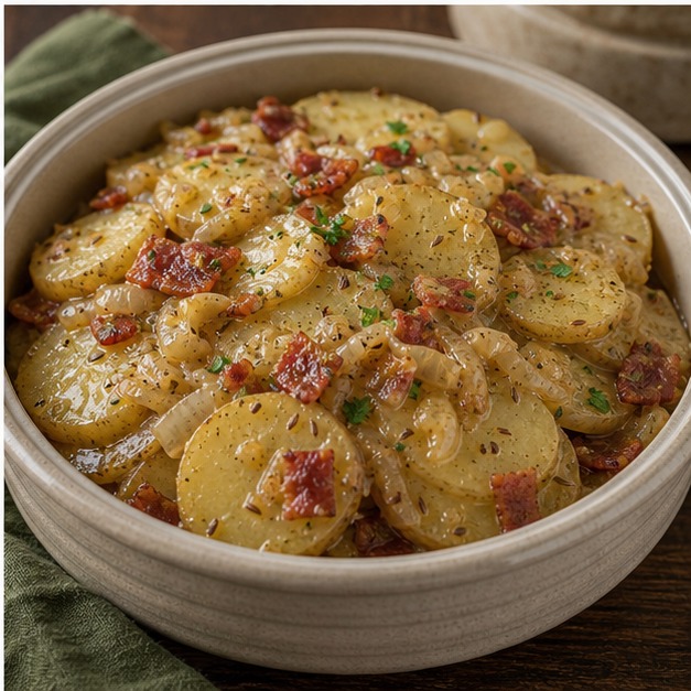 Salada Quente de Batata Alemã
