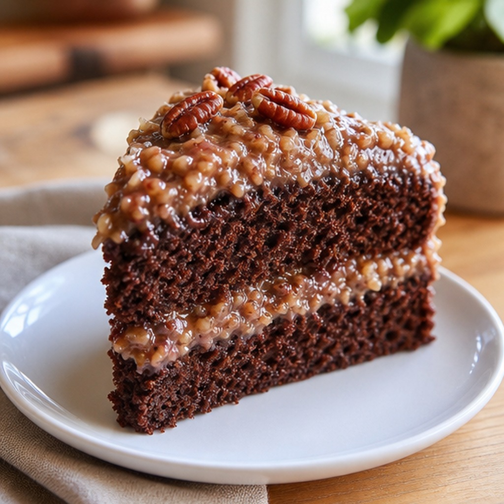 Deutscher süßer Schokoladenkuchen