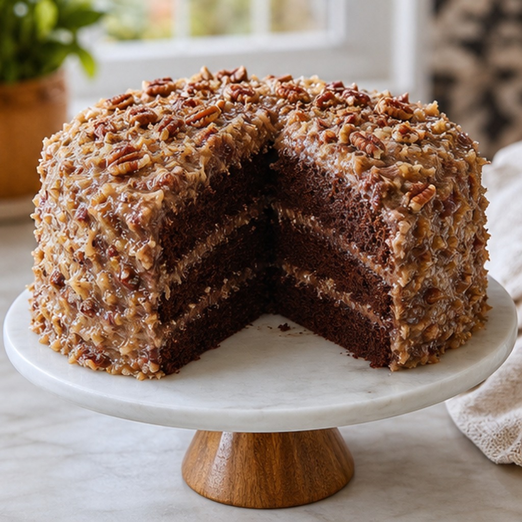 Gâteau au chocolat allemand