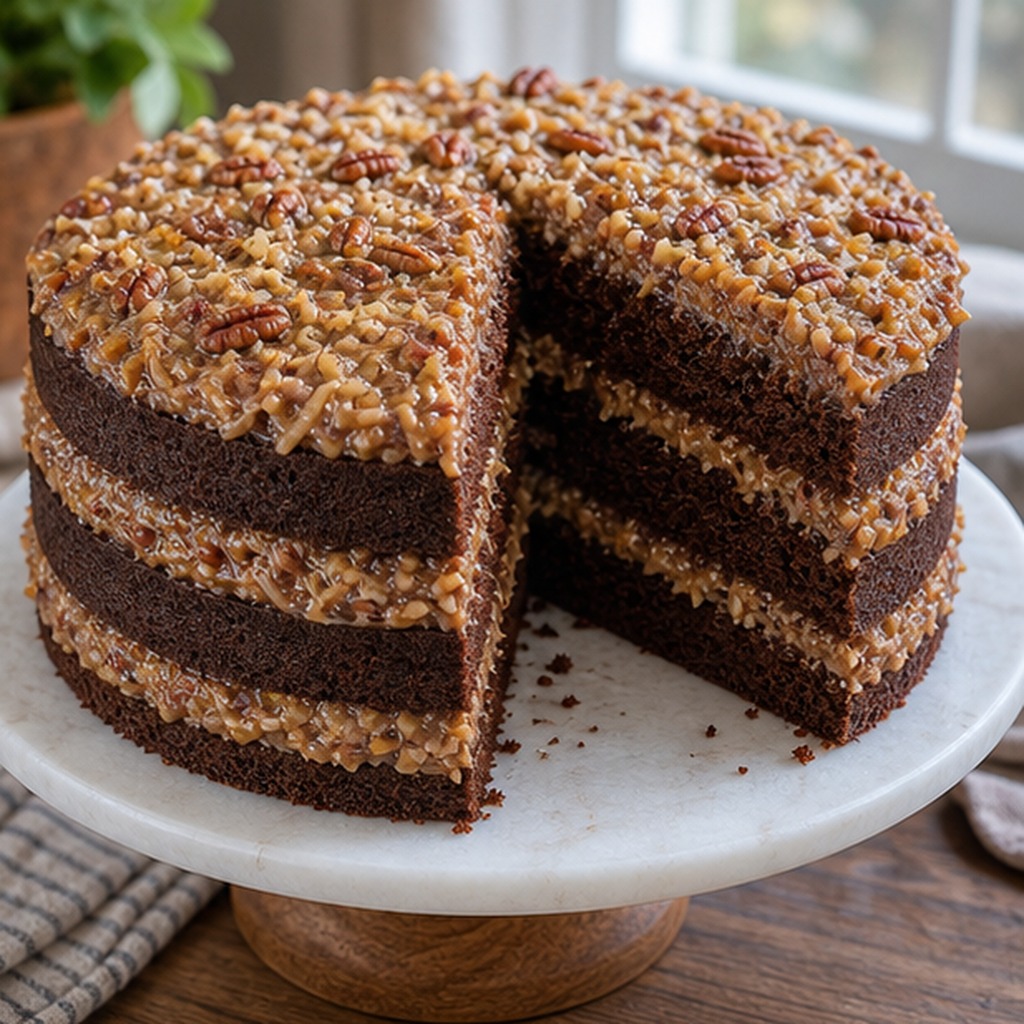 German Sweet Chocolate Cake