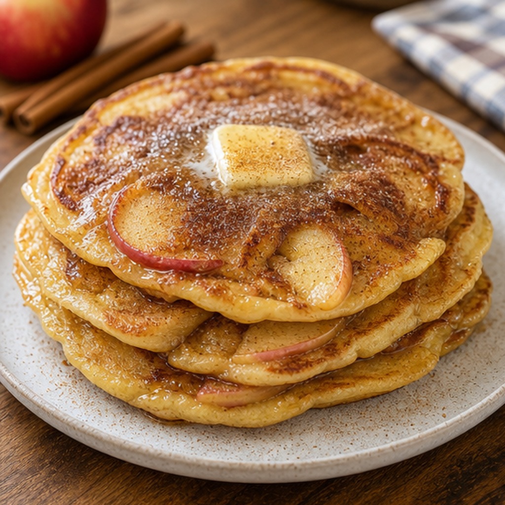 Deutsche Apfelpfannkuchen