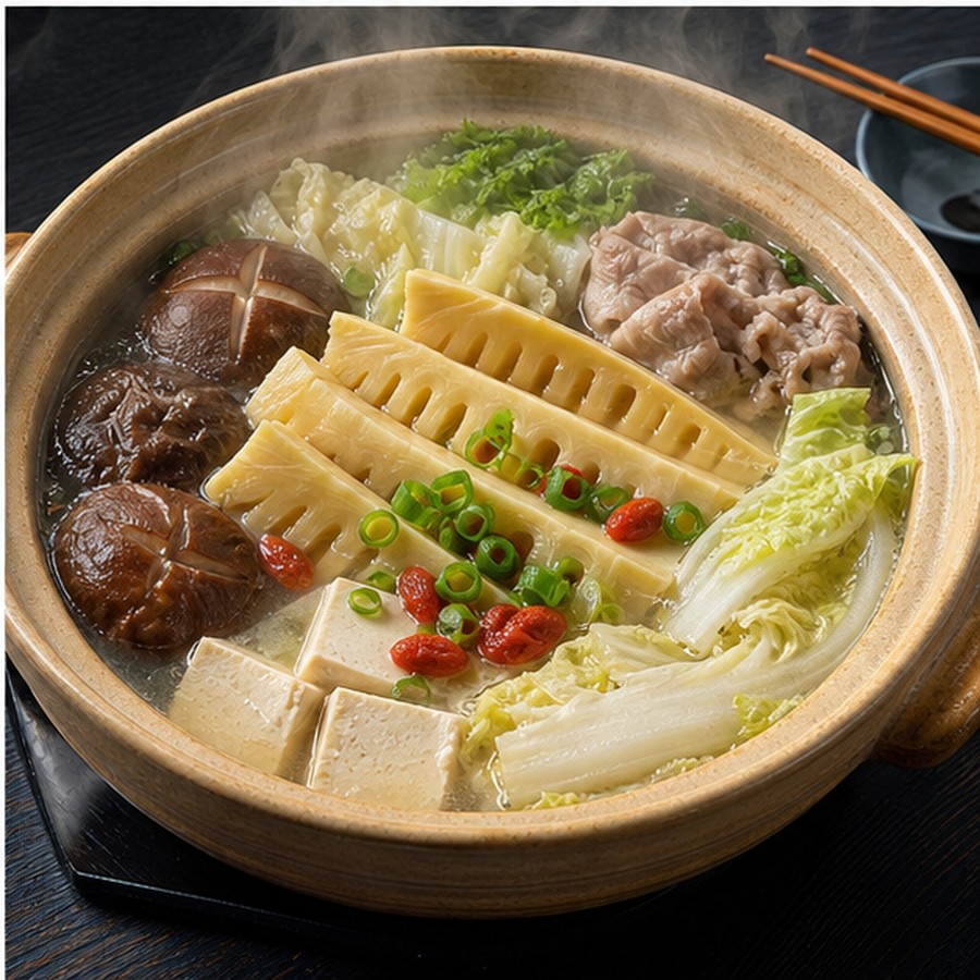 Bambussprossen-Hot Pot