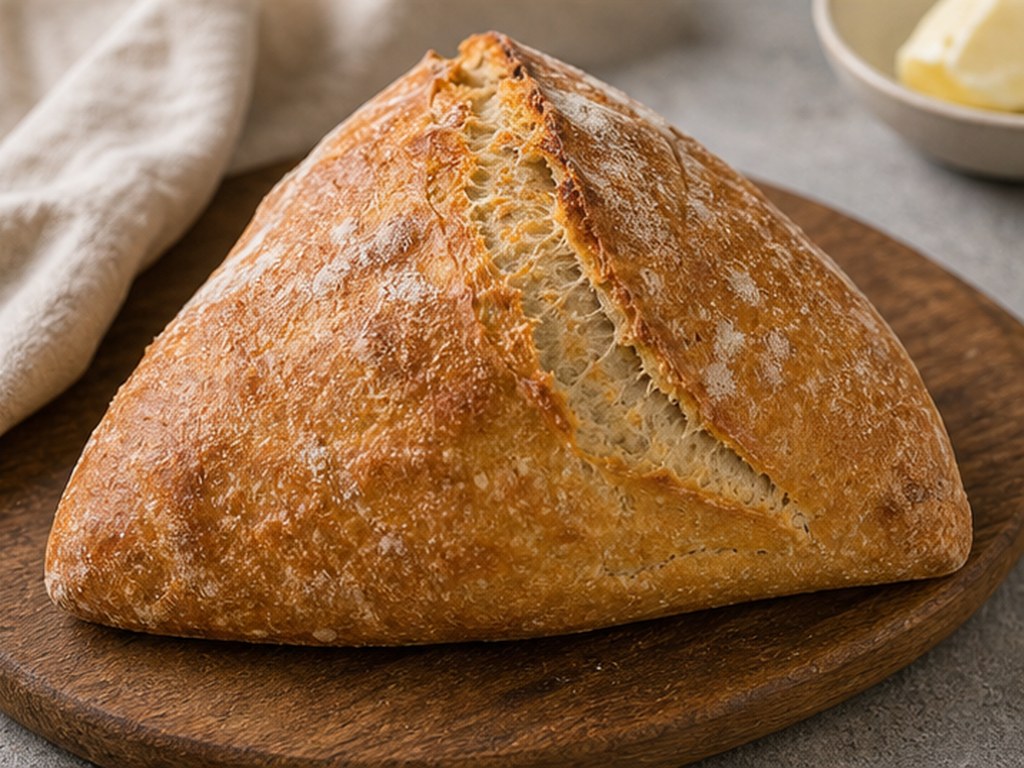 Triangular Loaf of Bread