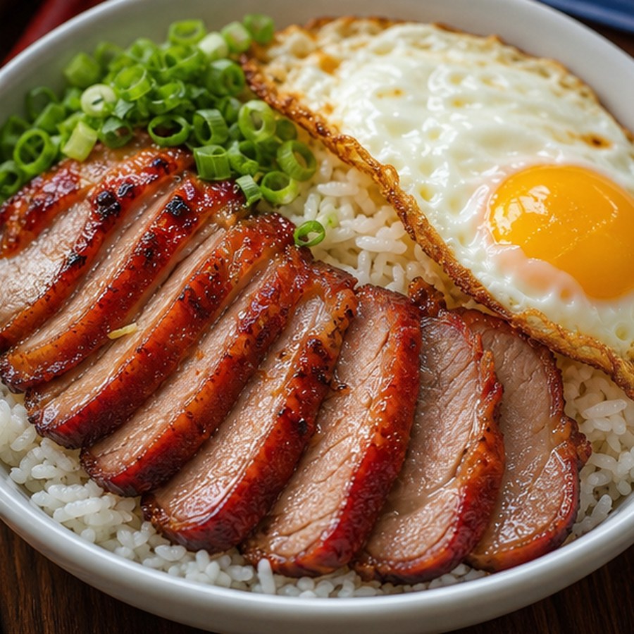Char Siu Egg Rice