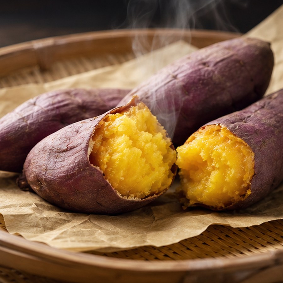 Batatas asadas en Japón