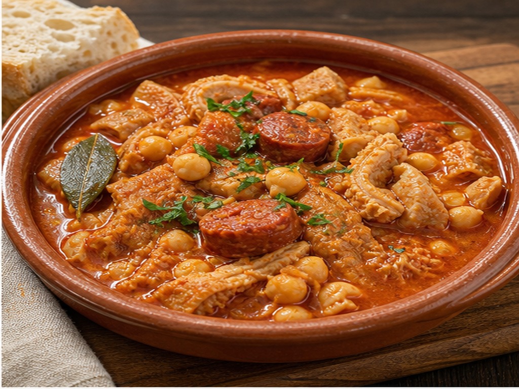 Callos Con Garbanzos