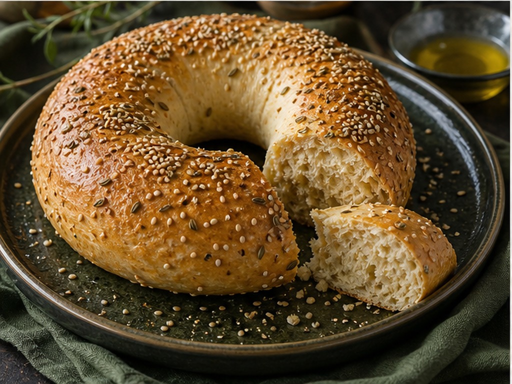 Circular Loaf of Bread