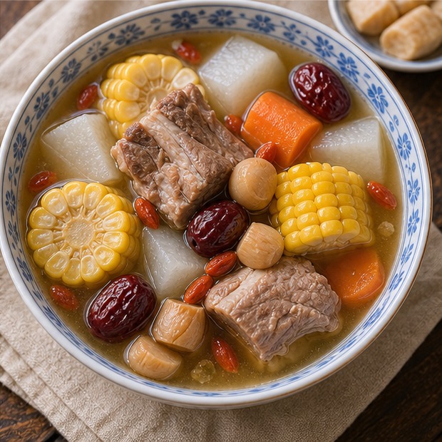 広東風じっくり煮込んだスープ