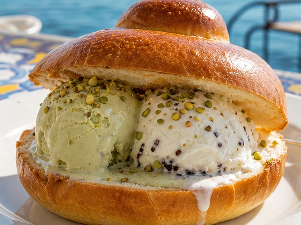 Brioche Con Gelato