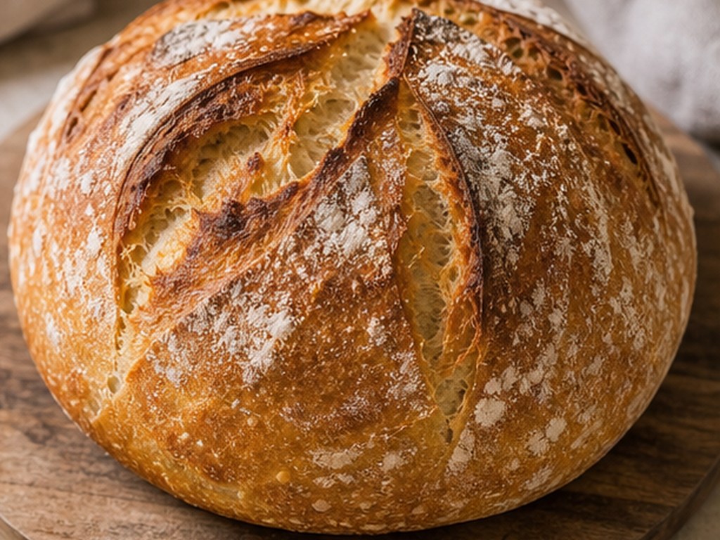 Circular Loaf of Bread
