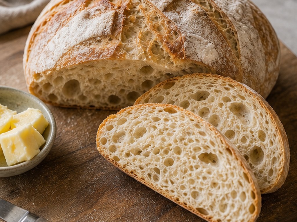 Circular Loaf of Bread